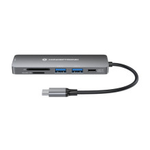 CONCEPTRONIC 6-1 įkrovimo stotelė USB-C- HDMI / 2xUSB-A / SD / TF / + 15cm gr CONCEPTRONIC 6-1 įkrovimo stotelė USB-C- HDMI / 2xUSB-A / SD / TF / + 15cm gr