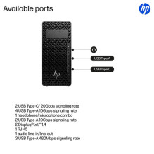 Kompiuteris HP Workstation Z2 G1i - Tower - 4U - 1 x Core Ultra 9 285K / 3.7 GHz - RAM 64 GB - SSD 2 TB - NVMe - Intel g Kompiuteris HP Workstation Z2 G1i - Tower - 4U - 1 x Core Ultra 9 285K / 3.7 GHz - RAM 64 GB - SSD 2 TB - NVMe - Intel g