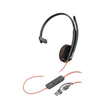 Poly Blackwire 3210 Mono USB-C / A austiņas