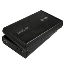 Logilink Enclosure 8.9cm (3.5") USB 3.0 / SATA Black ALU with N Logilink Enclosure 8.9cm (3.5") USB 3.0 / SATA Black ALU with N