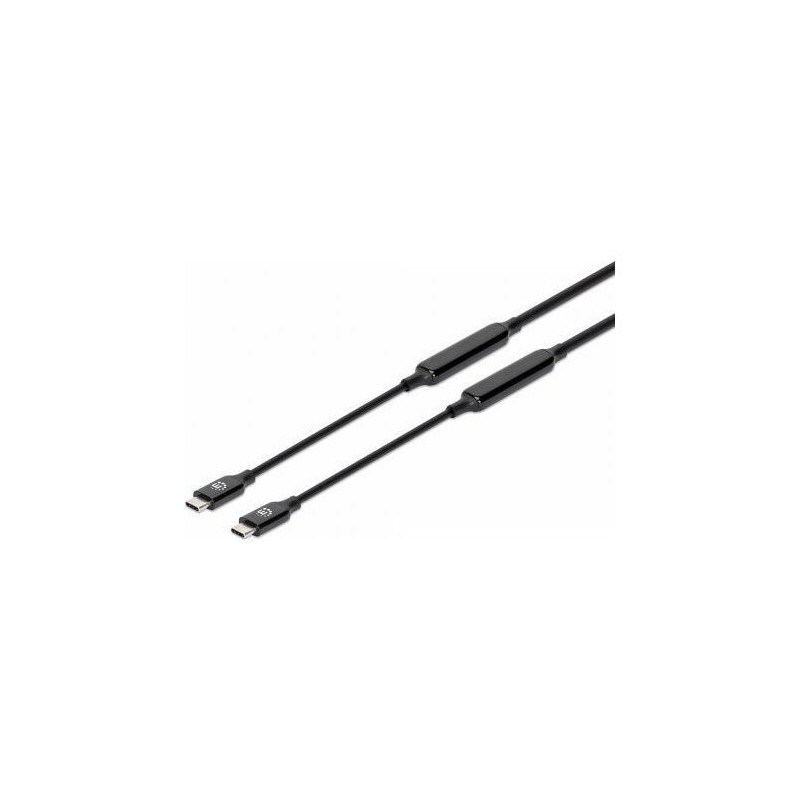USB Cable Manhattan USB-C - USB-C 5 m Black (355971)
