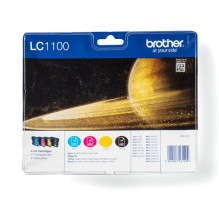 Brother original ink cartridge set LC-1100VALBP (cyan, magenta, yellow, black) Brother original ink cartridge set LC-1100VALBP (cyan, magenta, yellow, black)