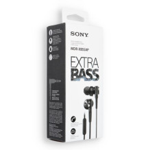 Sony Wire earphones Jack 3,5 mm Sony MDR-XB55APB black Sony Wire earphones Jack 3,5 mm Sony MDR-XB55APB black