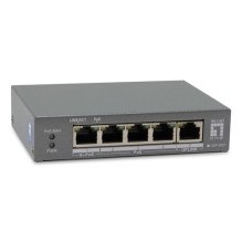 Switch LevelOne LevelOne PoE+Switch 3xGE PoE / 1xHi-PoE 60W nevaldomas plastikinis jungiklis Switch LevelOne LevelOne PoE+Switch 3xGE PoE / 1xHi-PoE 60W nevaldomas plastikinis jungiklis