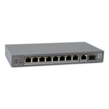 Switch LevelOne LevelOne PoE+ 8xGE PoE / 1xGE / 1xSFP 120W nevadāms Plastmasas Switch LevelOne LevelOne PoE+ 8xGE PoE / 1xGE / 1xSFP 120W nevadāms Plastmasas