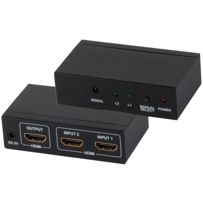 Shiverpeaks Shiverpeaks PROFESIONĀLS HDMI slēdzis 2xIN 1xOUT 4K2K 3D