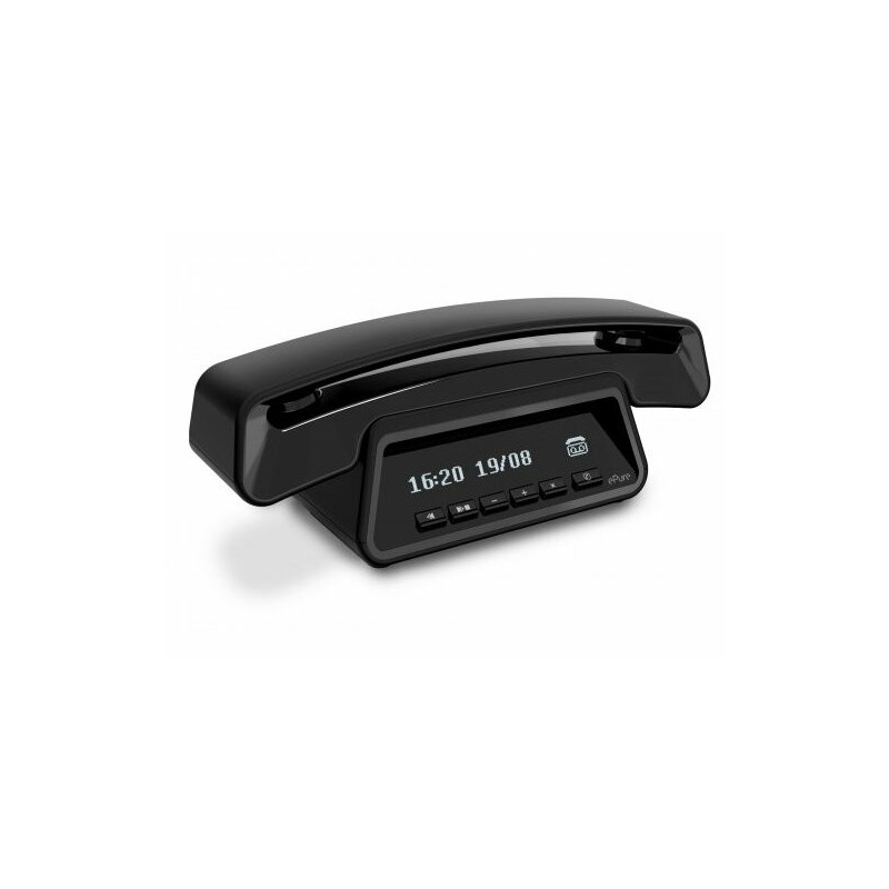 Stacionarus telefonas Alcatel Alcatel ePure 3 Premium DECT sistemoje Skambinančiojo vardas ir identifikacija Black