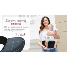 Kūdikio nešioklė - Momcozy su klubine sėdyne, 5-36 mėn., iki 20 kg, juoda Kūdikio nešioklė - Momcozy su klubine sėdyne, 5-36 mėn., iki 20 kg, juoda