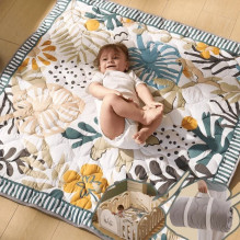 Žaidimų kilimėlis - Momcozy grindų kilimėlis 127 × 127 cm, 3,3 cm žalias smėlio spalvos Žaidimų kilimėlis - Momcozy grindų kilimėlis 127 × 127 cm, 3,3 cm žalias smėlio spalvos