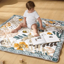 Žaidimų kilimėlis - Momcozy grindų kilimėlis 127 × 127 cm, 3,3 cm žalias smėlio spalvos Žaidimų kilimėlis - Momcozy grindų kilimėlis 127 × 127 cm, 3,3 cm žalias smėlio spalvos