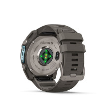 Garmin Fenix 9 - 51mm Titanium with Pebble Grey Silicone Band