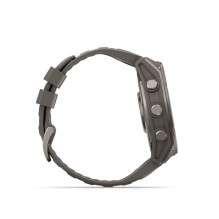 Garmin Fenix 9 - 51mm Titanium with Pebble Grey Silicone Band