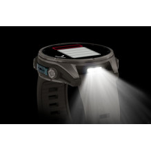 Garmin Fenix 9 - 43mm, Titanium with Pebble Grey Silicone Band