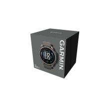 Garmin Fenix 9 - 47mm Titanium with Pebble Grey Silicone Band