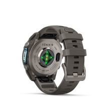 Garmin Fenix 9 - 47mm Titanium with Pebble Grey Silicone Band