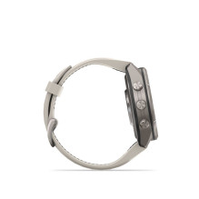 Garmin Fenix 9 Pro - 43mm Titanium with Fog Grey / Dark Sandstone Silicone Band
