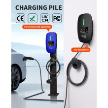 Įkrovimo stotelė 7kW su programėle ir - type 2 laidu 5m ilgio Įkrovimo stotelė 7kW su programėle ir - type 2 laidu 5m ilgio