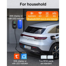 Įkrovimo stotelė 7kW su programėle ir - type 2 laidu 5m ilgio Įkrovimo stotelė 7kW su programėle ir - type 2 laidu 5m ilgio