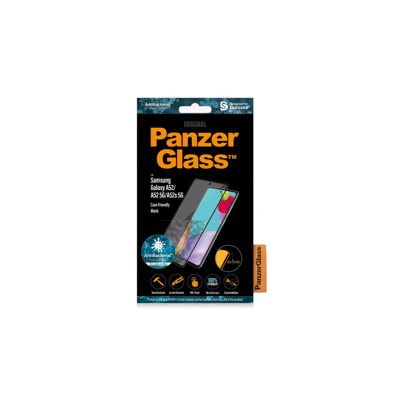 PanzerGlass "Antibacterial Glass Galaxy A52 / A52 5G" Black