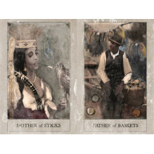 Taroto Kortų Rinkinys - The Hoodoo Taro 78 Kortos su Gidu, autorė Katelan Foisy