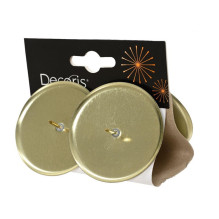 Candle holder set, gold, D6...