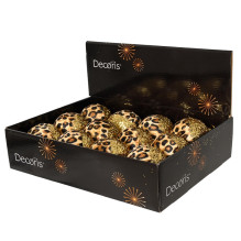 Eglutės žaisliukas Decoris Leopard, rudas, 8 cm