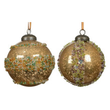 Eglutės žaisliukas Decoris Beads, aukso / geltonas