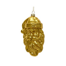 Eglutės žaisliukas Decoris Santa, aukso, polistirenas Eglutės žaisliukas Decoris Santa, aukso, polistirenas