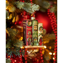 Christmas Tree toy Decoris Books, various colours, glass Christmas Tree toy Decoris Books, various colours, glass