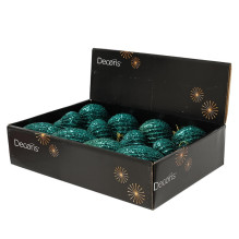 Christmas Tree toy Decoris Emerald Glitter, blue