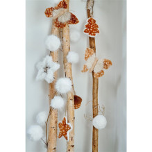 Christmas Tree toy Decoris Fur Acorn, brown, 9 cm Christmas Tree toy Decoris Fur Acorn, brown, 9 cm