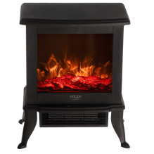 Electric fireplace ADLER AD 7754 2 heat settings: 1000W / 1800W , 3D flame effect , Thermostat Black Electric fireplace ADLER AD 7754 2 heat settings: 1000W / 1800W , 3D flame effect , Thermostat Black