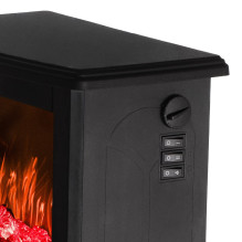 Electric fireplace ADLER AD 7754 2 heat settings: 1000W / 1800W , 3D flame effect , Thermostat Black Electric fireplace ADLER AD 7754 2 heat settings: 1000W / 1800W , 3D flame effect , Thermostat Black