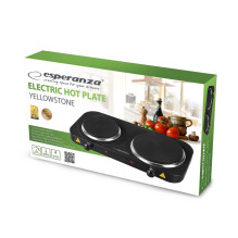 Esperanza EKH014K elektrinė viryklė, 2 zonos, juoda
