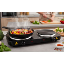 Esperanza EKH014K elektrinė viryklė, 2 zonos, juoda