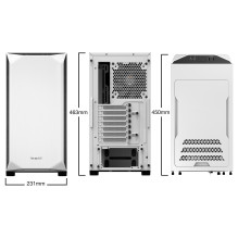 Midi be quiet! PURE BASE 500 white Window