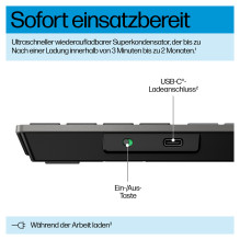 HP 720 Multi-Device Wireless Keyboard Deutsch HP 720 Multi-Device Wireless Keyboard Deutsch