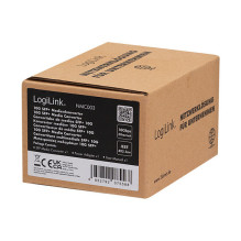 Logilink 10 gigabitų medijos keitiklis RJ45 į 10G SFP+ Logilink 10 gigabitų medijos keitiklis RJ45 į 10G SFP+