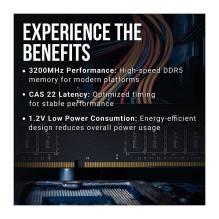 8GB PNY DIMM 3200MHz Versija OEM (dėklas) 8GB PNY DIMM 3200MHz Versija OEM (dėklas)