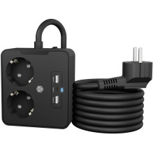ICY BOX IB-MPS2220B-CH power extension
