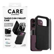 CARE™ by PanzerGlass ® Tango 2-in-1 piniginės dėklas, juodas, su „MagSafe“ apsauga, skirtas „iPhone 18 Pro Max“, „17 Pro CARE™ by PanzerGlass ® Tango 2-in-1 piniginės dėklas, juodas, su „MagSafe“ apsauga, skirtas „iPhone 18 Pro Max“, „17 Pro