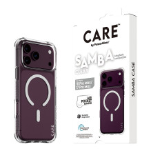 CARE pateikė PanzerGlass Samba Case iP17 / 18 Pro Max Transpa. MS weiß CARE pateikė PanzerGlass Samba Case iP17 / 18 Pro Max Transpa. MS weiß