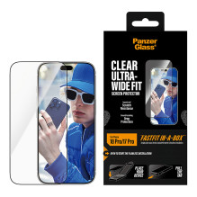 PanzerGlass Ekranai. „iP 17 / 18 pro Ultra Wide FastFit“ dėžutėje