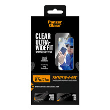 PanzerGlass Ekranai. „iP 17 / 18 pro Ultra Wide FastFit“ dėžutėje