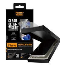 PanzerGlass Ekranai. „iP 17 / 18 pro Ultra Wide FastFit“ dėžutėje