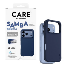 CARE by PanzerGlass Samba Case iP17 / 18 Pro Italian Blue MS CARE by PanzerGlass Samba Case iP17 / 18 Pro Italian Blue MS