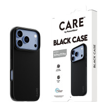 CARE by PanzerGlass TPU dėklas, juodas iPhone 17 Pro telefonui