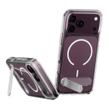 CARE by PanzerGlass skaidrus „Weiss MagSafe iPhone 17 Pro Max“ dėklas su atramėle ir stovu. CARE by PanzerGlass skaidrus „Weiss MagSafe iPhone 17 Pro Max“ dėklas su atramėle ir stovu.