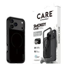 „CARE by PanzerGlass „Smokey“ dėklas, m. Schwarz, „MagSafe iPhone 17 Pro Max“ „CARE by PanzerGlass „Smokey“ dėklas, m. Schwarz, „MagSafe iPhone 17 Pro Max“