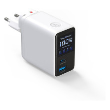 4smarts Ladegert GaN Flex Screen AI 100W 2 USB-C+1 USB-A wei 4smarts Ladegert GaN Flex Screen AI 100W 2 USB-C+1 USB-A wei